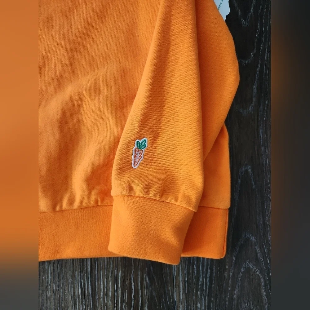 Anwar Carrots Orange Farm Boys Sweatshirt Size Medium (8)
